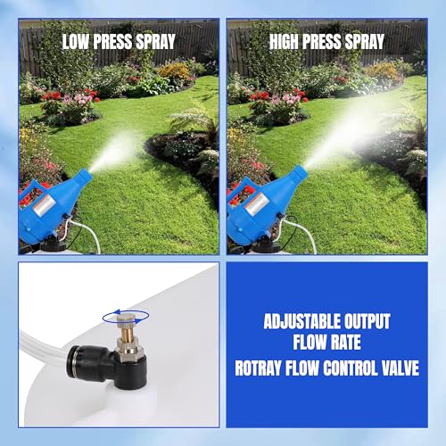 4.5L Electric ULV Fogger Sprayer 1.2 Gallon Portable Cold Mist Machine Spraying 30ft Spray Distance for Home, Yard, School, Garden, Church, Hotel, 2 Pack - color: 4.5L Spray Machine-2Pack