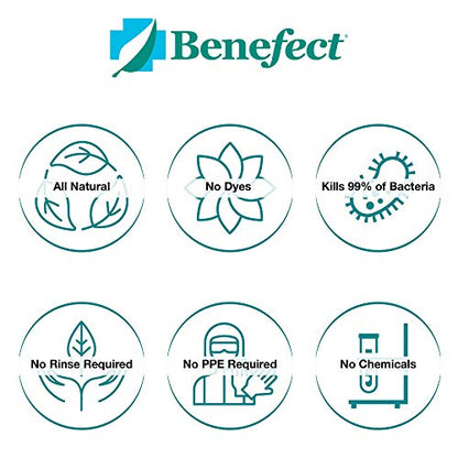 Benefect Botanical Decon 30 Disinfectant Cleaner, 4 oz. Spray Bottle, Light Lemon & Thyme Scent, Professional Botanical Cleaner, Kills Over 99.99% of Germs, Safe for Food-Contact Surfaces (Pack of 4) - size: 4.02 Fl Oz (Pack of 4)