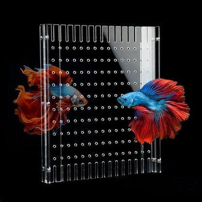 Aquarium Divider Clear 10/15/20 Gallon Fish Tank Divider with Suction Cups (10 Gallon) - size: 10 Gallon