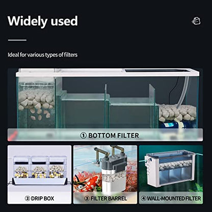 Aquarium Biological Filter Media, Floating Ceramic Bio Media | UPETTOOLS Aquarium Biological Filter Media, Floating Ceramic Bio Media - size: Floating Ceramic Bio Media