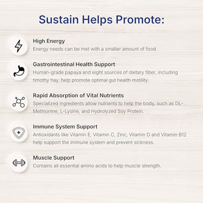 Sustain Herbivore (2 kg, Mint) | Nutritionally complete recovery food for herbivorous small pets and reptiles - size: 2000 g