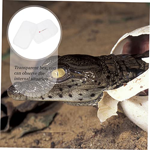 Homoyoyo Egg Incubator Box for Reptiles 12 Grids Breeding Box Snake Gecko Lizard Tray