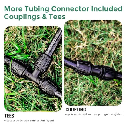 Maotong 20 FT 1/2 inch Drip Irrigation Tubing Main Line Hose for Garden Irrigation System - size: 20FT 1/2" Main Tubing