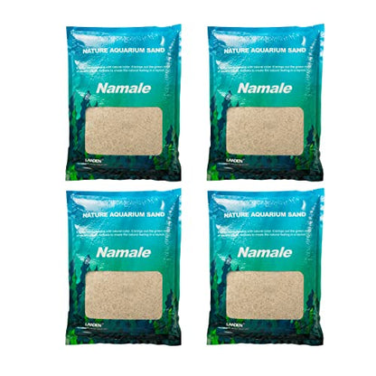 Namale Aquarium Sand Fine Natural River Substrate 16L Planted Tank | Freshwater and blackwater biotope, planted tank - size: M,3Lx4pks