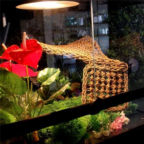 PINVNBY 5 PCS Bearded Dragon Hammock, Flexible Jungle Climber Reptile Vines Terrarium Decor Bearded Dragon Tank Accessories for Climbing, Chameleon, Lizards, Gecko, Snakes, Crested Gecko - size: 5 PCS