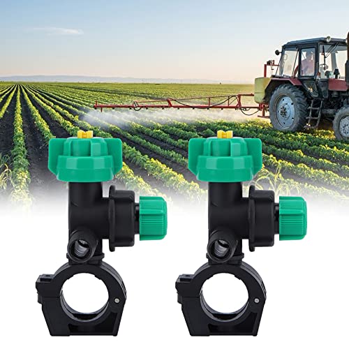 Agricultural Spray Nozzle, 2 Pcs External Thread Agricultural Spraying Nozzle Fan Shaped Hose Nozzle Spray Water Nozzle Agricultural Misting Nozzles for Agriculture Watering Lawn Garden (2 Pcs) - size: 2 Pcs
