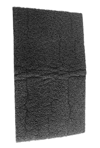 Wave Point Super Activated Carbon Pad Cut to Fit for Aquariums Pond Nitrate Ammonia, Phosphate Remover Pads, and Dual Bonded Pads (18" X 10" - 1PK) - size: 18" X 10" - 1PK