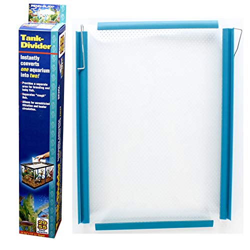 Penn-Plax Aqua Life Tank Divider - Super Size Aquarium Separator - Instantly Converts One Tank into Two, Easy Setup for Fish Breeding, Isolation, Aggression Control & Water Flow 11 3/8 x 17 1/2 Inches - size: Supersize