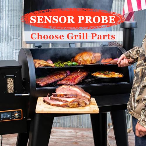 Replacement RTD Temperature Probe Sensor, Compatible with Pit Boss Pellet Grill PB1000XL-025-R00 V2 - size: RTD Sensor Probe