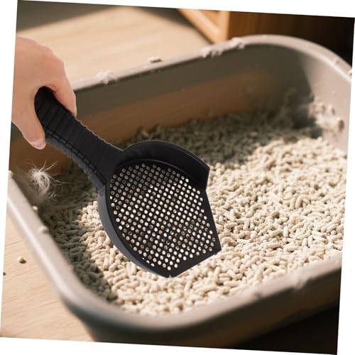 Totority 2pcs Cat Litter Scoop Set Ergonomic Handle Fine Sifting Design for Efficient Waste Removal in Cat Litter Boxes and Reptile Terrariums Multifunctional Cleaning Tool
