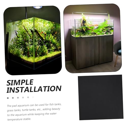 Reptile Terrarium Cushioning Mat Thickened Aquarium Bottom Pad Non- Fish Tank Mat Eva Material Cuttable Design for Easy