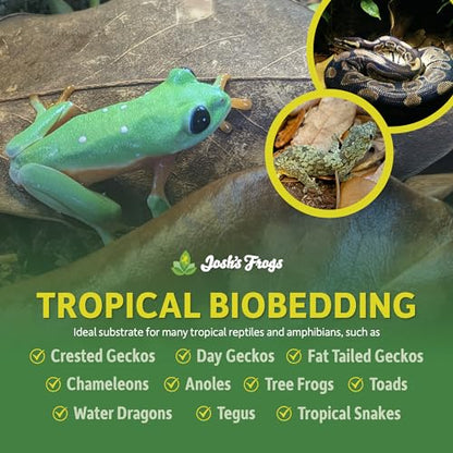 Josh's Frogs BioBedding Tropical Bioactive Substrate (10 quarts) - size: 10 Quart
