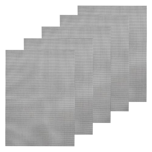 5 Pack Mesh Screen, Terrarium Plastic Mesh Sheet Used for Indoor and Outdoor Potted Plant Drainage and Soil Leakage Prevention