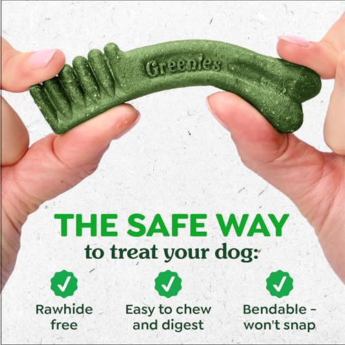 Greenies Large Natural Dental Dog Treats, Original Flavor, 12 Count | Veterinarian-recommended, cleaner teeth after 28 days, clean to gumline, for dogs 50-100 lbs, original chicken flavor - size: 12 Count (Pack of 1)