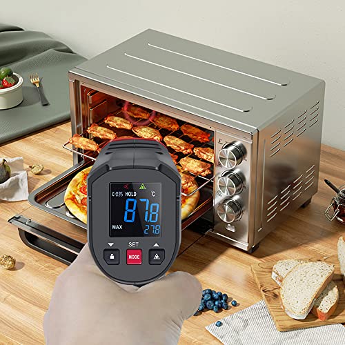 UNI-T Infrared ir high Temperature Thermal Gun for Cooking Automotive, -58°F~932°F Non Contact Thermometer Pyrometer for Pizza Oven Griddle Food Meat Surface Laser Temp Gun Gauge UT306C
