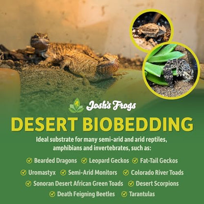 Josh's Frogs BioBedding Desert Bioactive Substrate (10 Quart) - size: 10 Quart