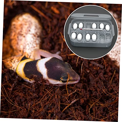 Kisangel Reptile Tank Accessory Hatching Incubation Box Breeding Box Reptile Substrate Tray
