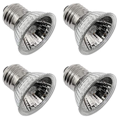 Sun Lamp 4PCS 120V 50W UVA UVB Sun Heat Lamp Bulb Full Spectrum Sun Light Lamp for Turtle Snake Reptile