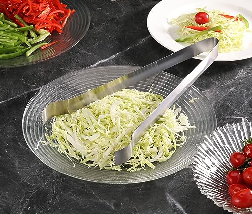 New Star Foodservice 42283 Restaurant-Grade Pom Tong, Stainless Steel, 12 inch, Set of 6, Silver - size: 12-Inch - 6 Pack