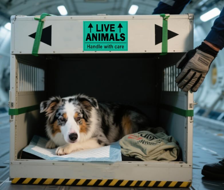 Remarkable Live Animals Please Handle with Care Stickers,2 X 3 Inch Fluorescent Fragile Shipping Label Stickers for Shipping and Packing (250 Adhesive Labels)