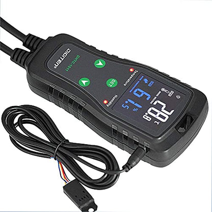 DIGITEN DHTC1011 Humidity and Temperature Controller Plug-in Thermostat Humidistat Outlet Humidity Controller Greenhouse Thermostat Cooling Heating Humidifier Dehumidifier - style: Temperature & Humidity Controller