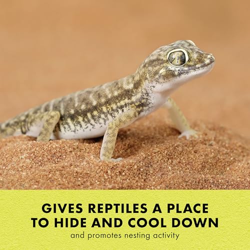 Zilla Rock Den, Naturalistic Rock Décor, Ideal Hideaway for Snakes, Skinks, Geckos, Bearded Dragons, Medium - size: Medium