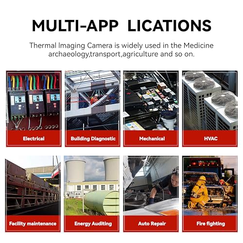 Higher Resolution 320 x 240 IR Infrared Thermal Imaging Camera. Model HTI-19 with Improved 300,000 Pixels, Sharp 3.2in Color Display Screen, Battery Included. Lightweight Comfortable Grip. - size: HT-19:320 x 240
