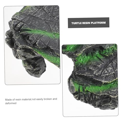 LIOOBO Turtle Resin Platform Turtle Tank Accessories Reptile Climbing Place Decorative Basking Platform Fish Tank Ornament