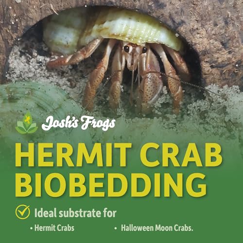 Josh's Frogs Hermit Crab BioBedding Bioactive Substrate, 4 Quart | Sand Included - size: 4 Quart (Sand included)