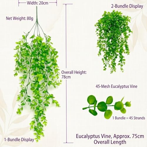 Reptile Plants for Bearded Dragon Tank Accessories, 6 Pack Terrarium Hanging Vines Artificial Leaves with Suction Cups for Lizard, Gecko, Snake, Chameleon Habitat Decor - color: Rp-b-3