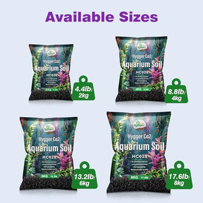 Upgraded Aquarium Soil Water Grass Mud, Ideal for Fish Tank Aquascaping Aquarium Substrate Soil for Plants and Shrimps, No Need to Wash (17.6 Pounds) - size: 17.6 Pounds