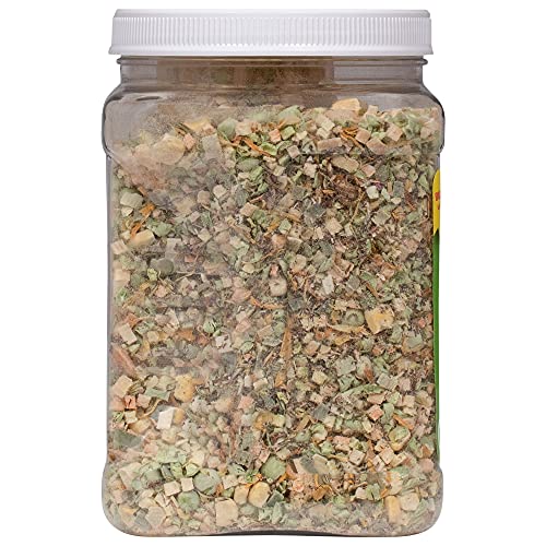 Healthy Herp Veggie Mix Instant Meal for Reptiles - Nutritious Bearded Dragon Accessories, Bearded Dragon Food - Made in USA - Quick Prep, Ideal for Box Turtles, Lizards, Tortoises - 7.5 oz (212g)