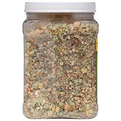 Healthy Herp Veggie Mix Instant Meal for Reptiles - Nutritious Bearded Dragon Accessories, Bearded Dragon Food - Made in USA - Quick Prep, Ideal for Box Turtles, Lizards, Tortoises - 7.5 oz (212g)
