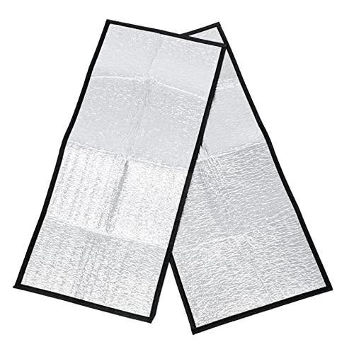 Happyyami 2pcs Reptile Heating Pads Reflective Film Warm Insulation Mat for Snakes Lizards Turtles Design for Cold Environments - size: 68X30X0.1cm