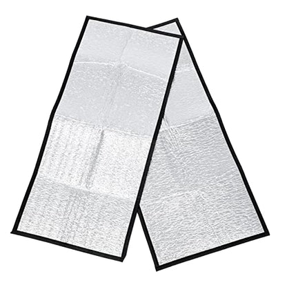 Happyyami 2pcs Reptile Heating Pads Reflective Film Warm Insulation Mat for Snakes Lizards Turtles Design for Cold Environments - size: 68X30X0.1cm