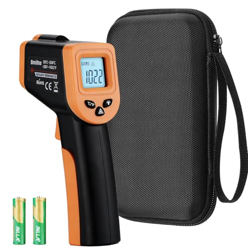 Blackstone Infrared Thermometer Gun for Cooking, Pizza Oven Thermometer | IR Temperature Gun for Griddle Cast Iron, -58℉~1022℉ Non Contact Heat Gun for Surface with Hard Carrying Bag (NOT for Human)
