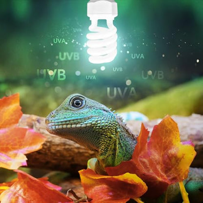 Leoterra Reptile UVB Light Bulb 26W 10.0, High Intensity UVB Light for Bearded Dragon, Veiled Chameleons & Adult Red-Eared Sliders in Large Terrarium, Powerful UVA UVB for Reptile - size: 26w 10.0