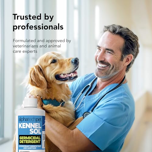 ATP KennelSol Disinfectant & Cleaner for Kennels, 16 fl oz, 1 ct | EPA-Registered, Concentrated Formula, Industrial Germicidal Detergent and Deodorizer for Shelters and Rescue Organizations - size: 16 Fl Oz (Pack of 1)
