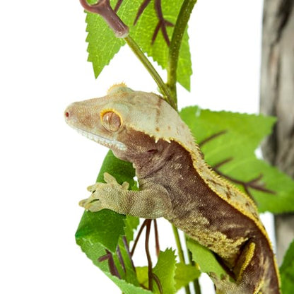 REPTI ZOO Magnetic Hanging Artificial Decoration Plant Climbing Vine for Reptile Terrarium Habitat Tank