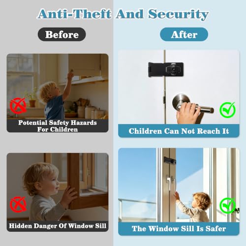 Alise Keyed Hasp Lock,4 Inch Safety Packlock Clasp Hasps Latch,Black Door Hinge Lock with Keys Keyed Locking Hasps for Cabinet,Closet,Drawer, Barn,Fence,Garage Doors | Heavy Duty Hasp Lock ,Attic Door Latch,Black Door Lock with Keys for Storage Cabinet,Cl
