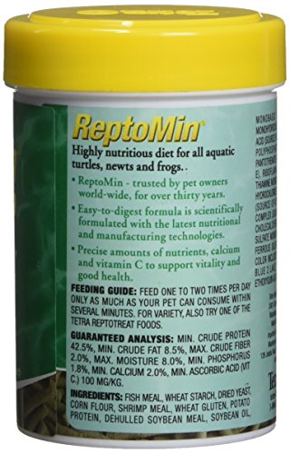 Tetra ReptoMin Floating Food Sticks, Food for Aquatic Turtles, Newts and Frogs, 1.94 oz (Pack of 2) - size: 1.94 Ounce (Pack of 2)