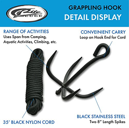 SZCO Supplies Grappling Hook with Cord