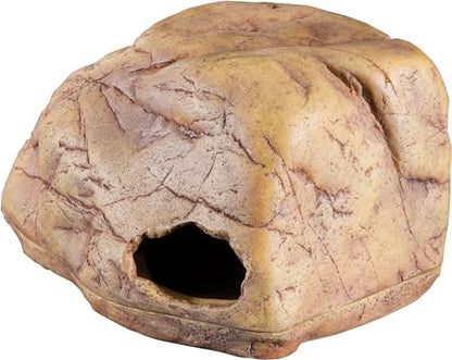 Exo Terra Gecko Cave for Reptiles and Amphibians, Reptile Hideout, Medium | Hideout to Help Alleviate Stress - size: Medium