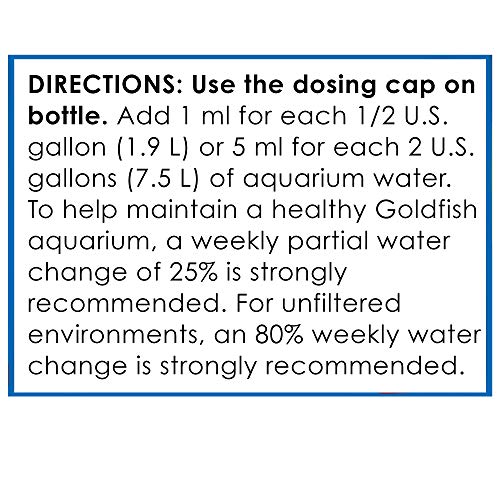 API GOLDFISH PROTECT Aquarium Water Conditioner 4-Ounce Bottle - size: Water Conditioner