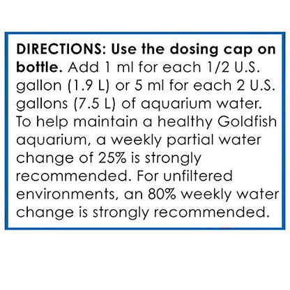 API GOLDFISH PROTECT Aquarium Water Conditioner 4-Ounce Bottle - size: Water Conditioner