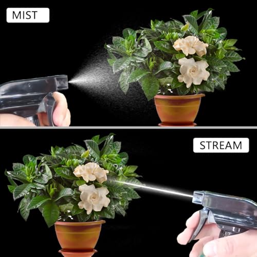 Plant Mister Glass Spray Bottle - 3 PCS 13oz Green Adjustable Nozzle | Reusable, For Indoor Plants, Gardening, Cleaning, Hair Care, Household Use