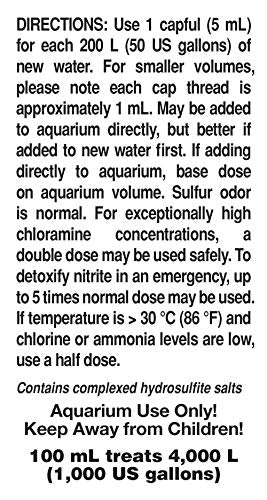 Seachem Prime Fresh and Saltwater Conditioner - Chemical Remover and Detoxifier 100 ml - size: 100 mL, style: Conditioner