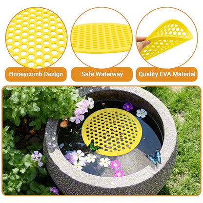 Bifeaw 4 Packs Bee Watering Station for Garden - 7.87 inch Pollinator Watering Station - Butterfly Feeder