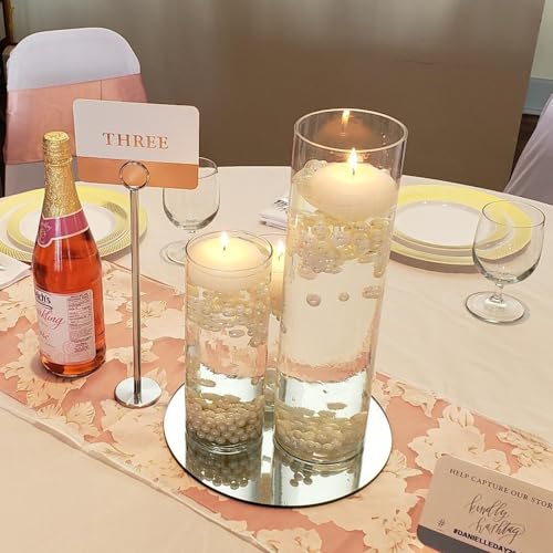 WGVI Quality Thick Weighted Clear Cylinder Glass Vases, 3" W x 16" H, Skinny Bud Tall Vase Floral Bouquet Flower Arrangements Wedding Centerpieces Container Candle Holders Home Decor, 1 Piece - size: 3"x16"H