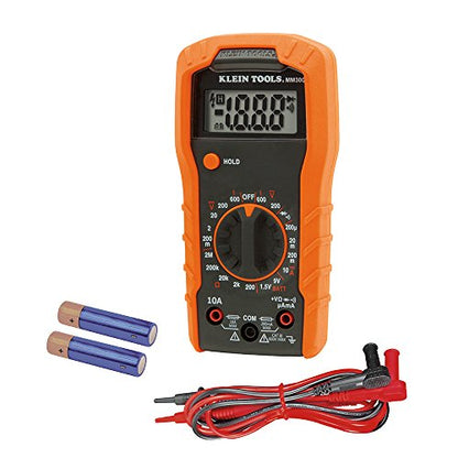 Klein Tools 80067 Electrical Test Kit with IR Digital Thermometer, Multimeter, Non-Contact Voltage Tester Pen and Receptacle Tester, 4-Piece - style: IR Thermometer w/3-Piece Tester Kit